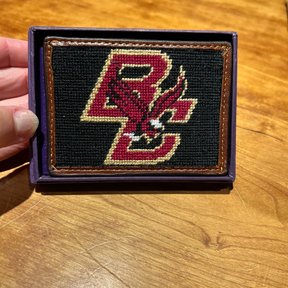 Smathers & Branson BOSTON COLLEGE Card Wallet NEW! - Picture 4 of 8